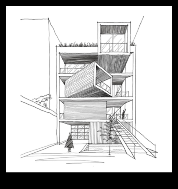 De la linie la formă, structura clădirii în desenele de viață 3 De la linie la formă: structura clădirii în desenele de viață