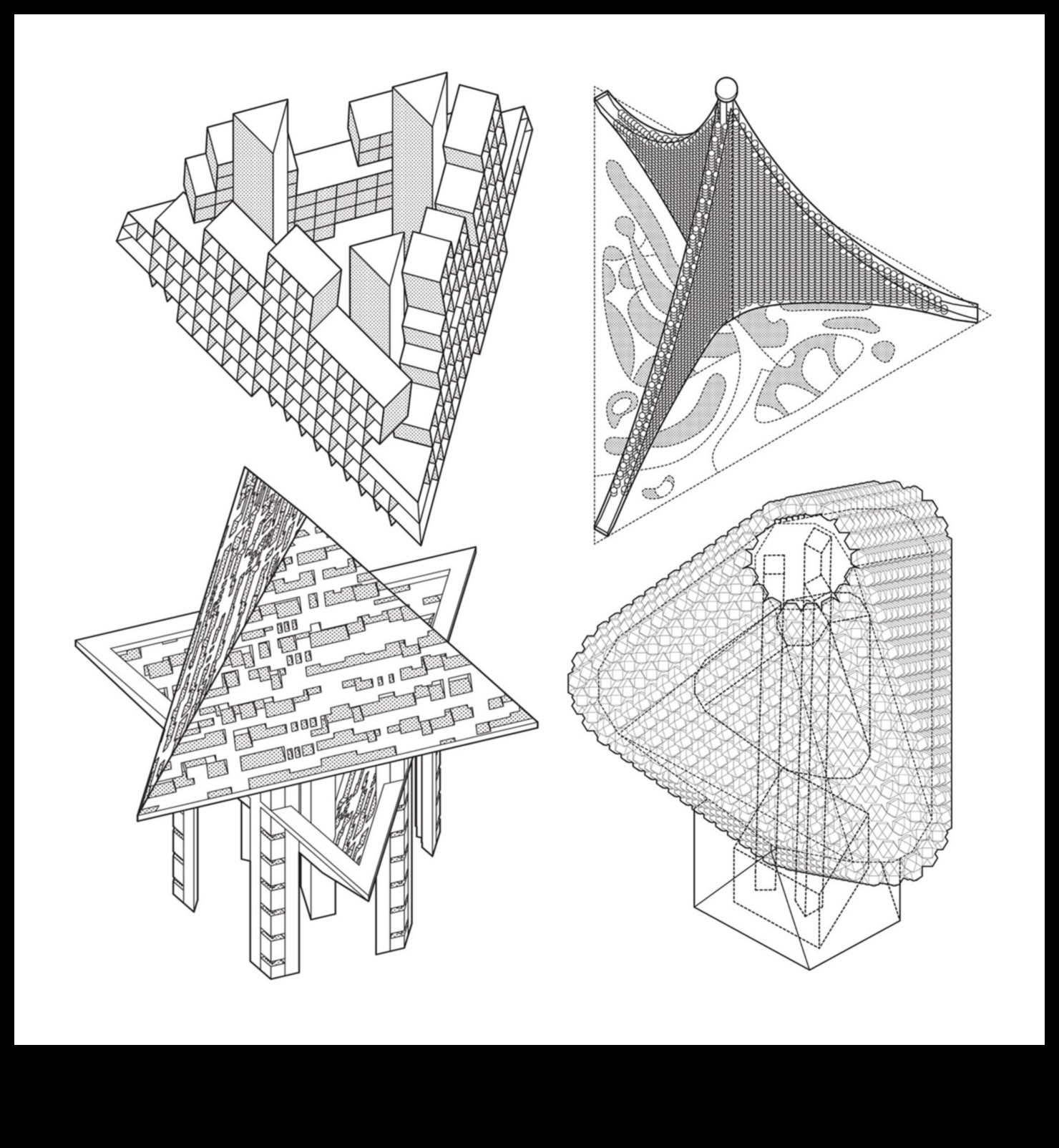 De la linie la formă, structura clădirii în desenele de viață 4 De la linie la formă: structura clădirii în desenele de viață