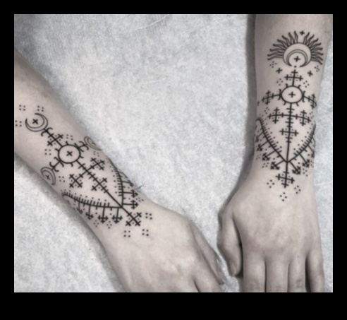 Tatuaje cu impresii de cerneală pentru încheietura mâinii ca pânză pentru poveștile personale 3 Impresii cu cerneală: povești semnificative gravate pe pânza încheieturii mâinii