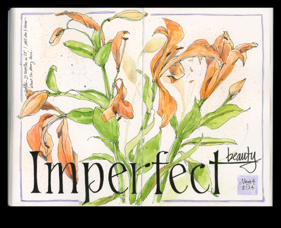 Frumusețea imperfecțiunii: desene expresive cu cerneală