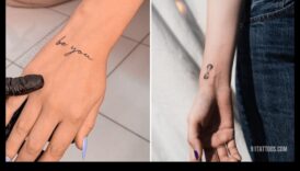 Barely There: scufundă-te în alura tatuajelor minimaliste delicate