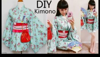 Îmbrăcăminte și accesorii DIY inspirate de kimonoul japonez